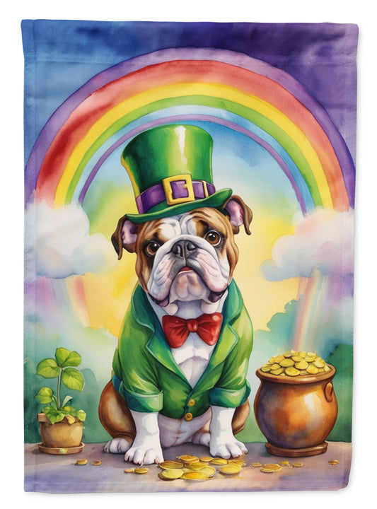 Buy this English Bulldog St Patrick's Day House Flag