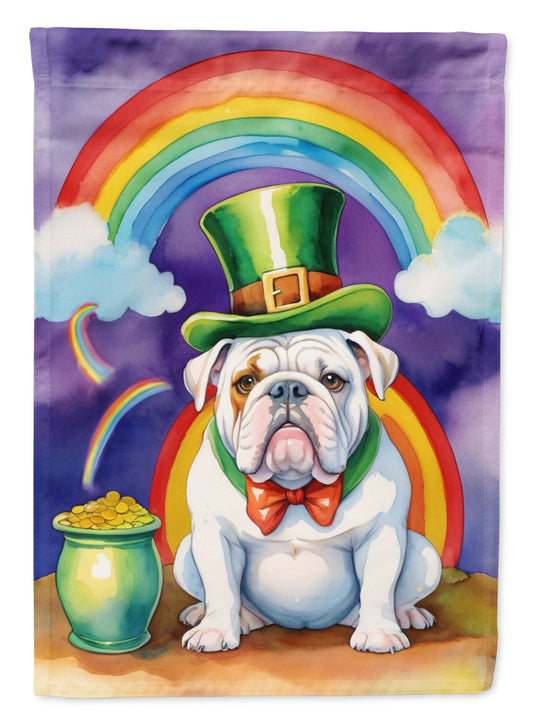 Buy this English Bulldog St Patrick's Day House Flag