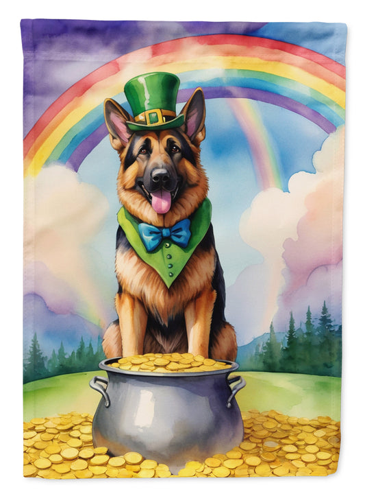 Buy this German Shepherd St Patrick's Day Garden Flag