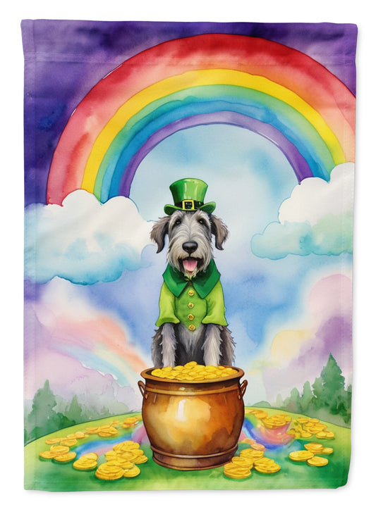 Buy this Irish Wolfhound St Patrick's Day Garden Flag