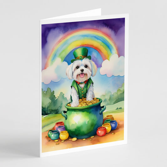 Buy this Maltese St Patrick's Day Greeting Cards Pack of 8