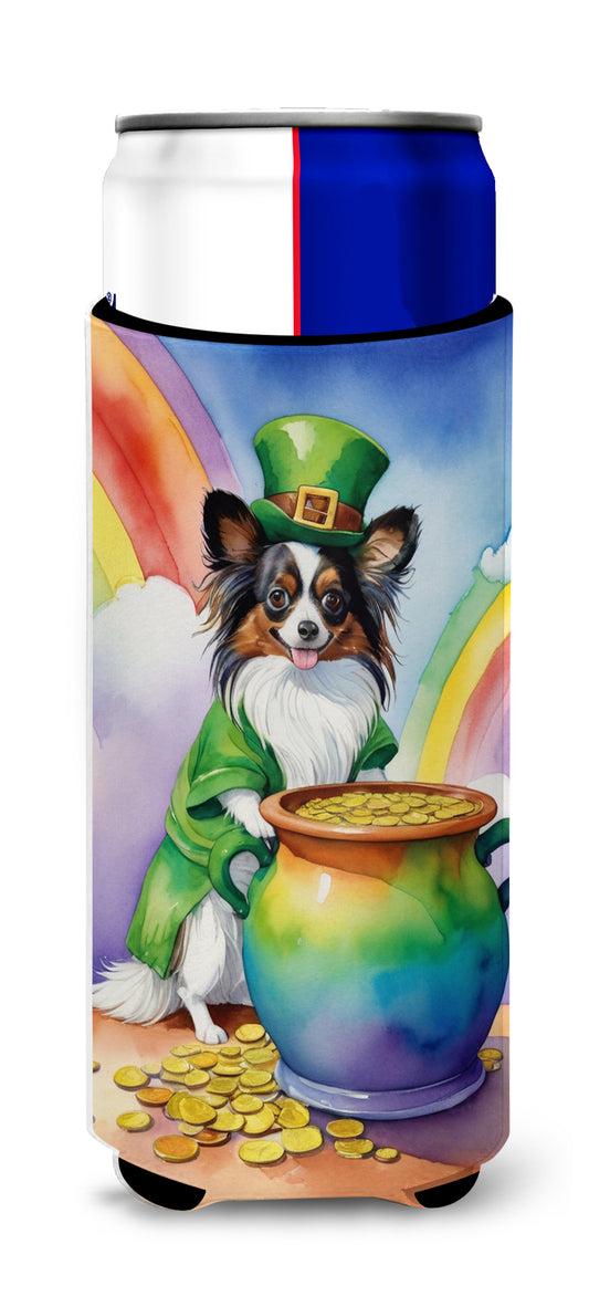 Buy this Papillon St Patrick's Day Hugger for Ultra Slim Cans