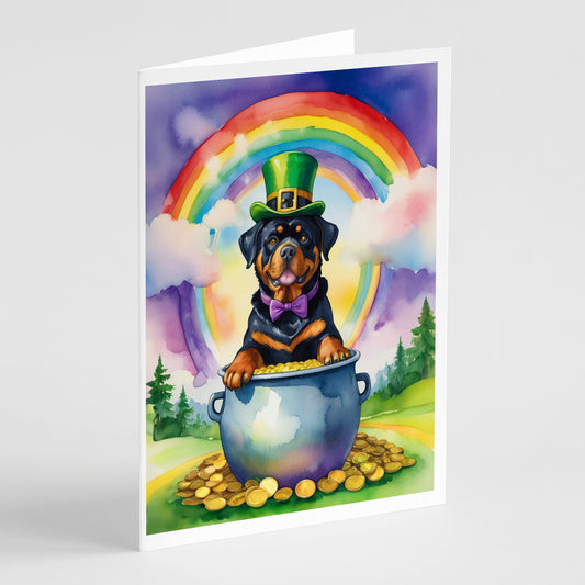 Buy this Rottweiler St Patrick's Day Greeting Cards Pack of 8