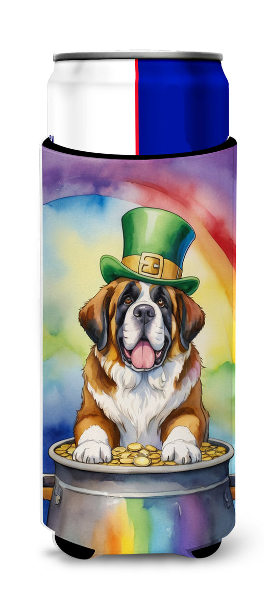 Buy this Saint Bernard St Patrick's Day Hugger for Ultra Slim Cans