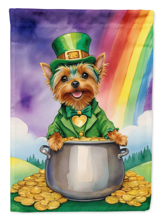 Buy this Silky Terrier St Patrick's Day Garden Flag