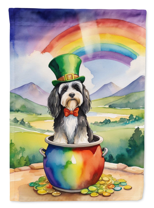 Buy this Tibetan Terrier St Patrick's Day Garden Flag