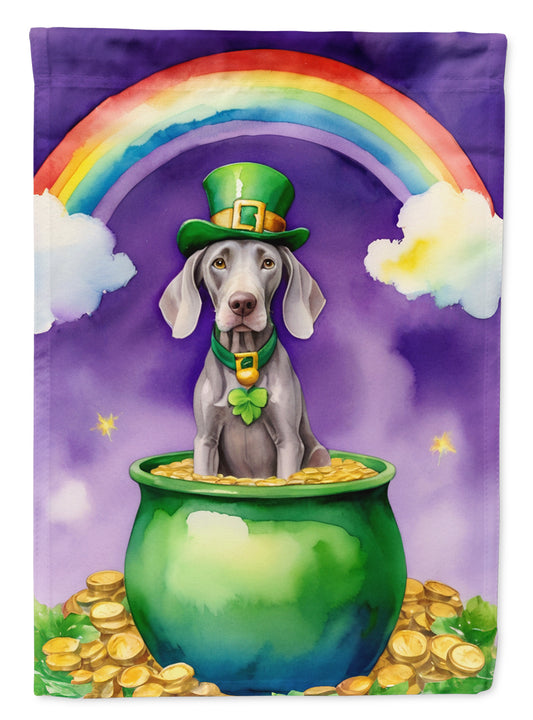 Buy this Weimaraner St Patrick's Day Garden Flag