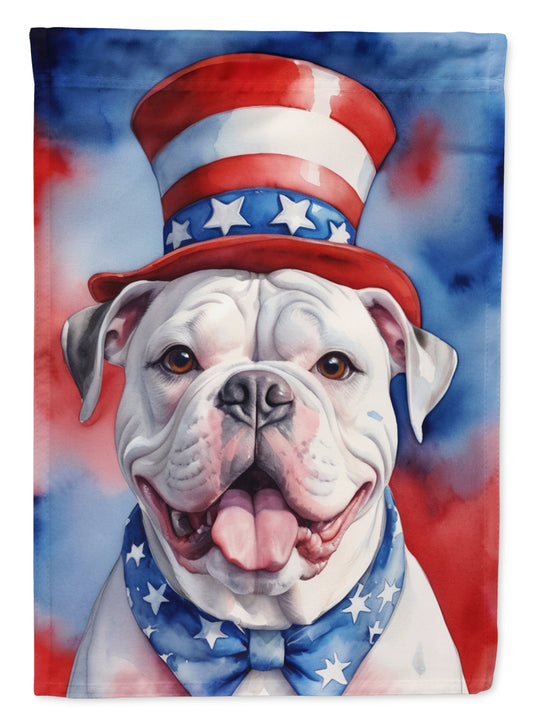 Buy this American Bulldog Patriotic American House Flag