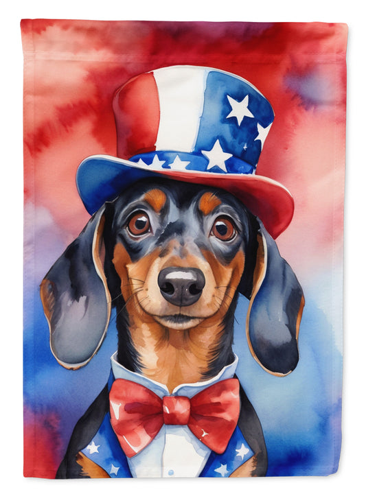 Buy this Dachshund Patriotic American House Flag