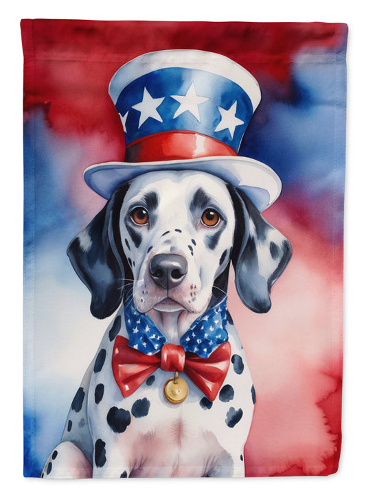 Buy this Dalmatian Patriotic American House Flag