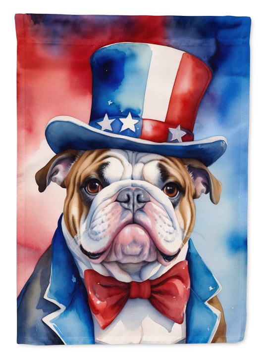 Buy this English Bulldog Patriotic American House Flag