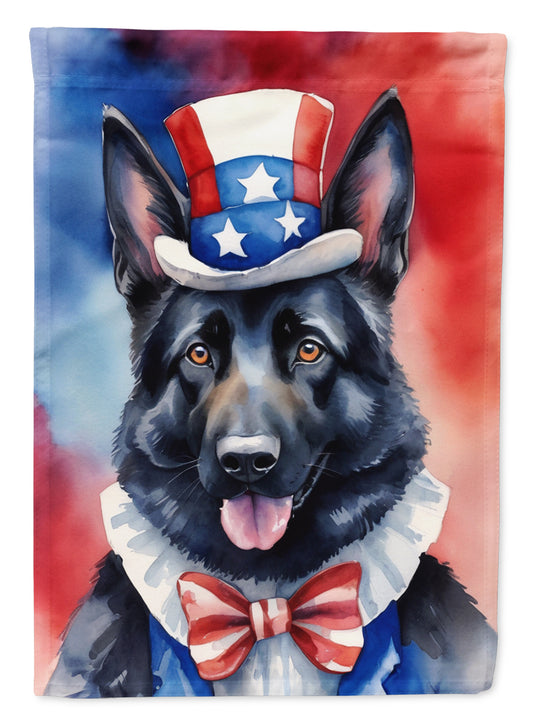 Buy this German Shepherd Patriotic American Garden Flag