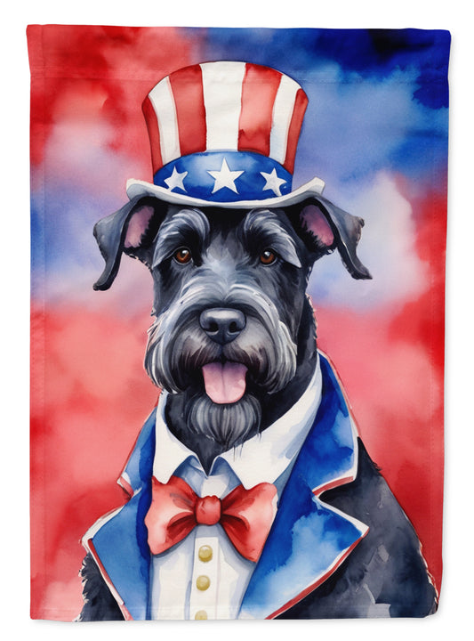 Buy this Giant Schnauzer Patriotic American House Flag