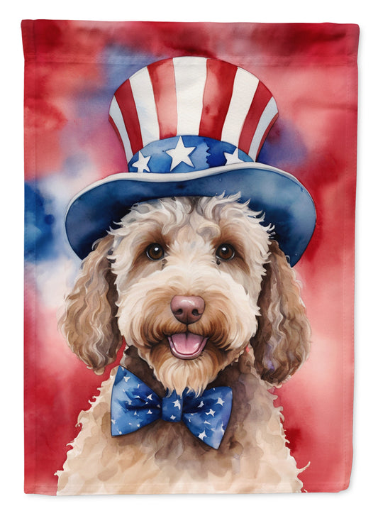 Buy this Labradoodle Patriotic American House Flag