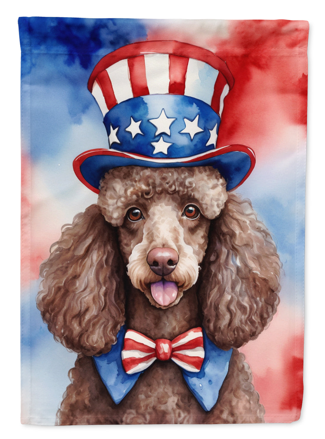 Buy this Poodle Patriotic American Garden Flag