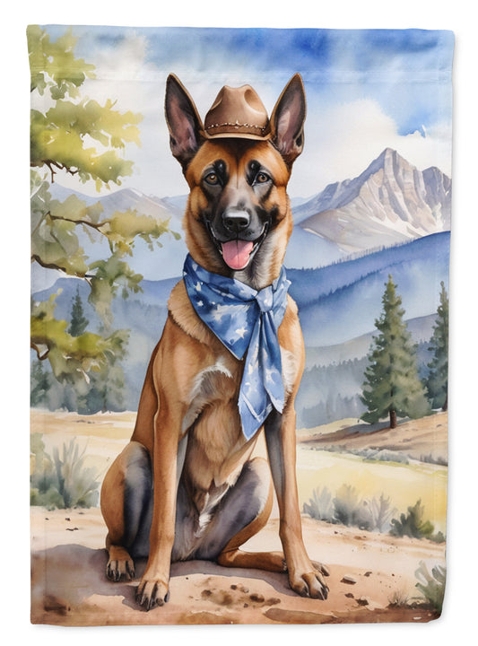 Buy this Belgian Malinois Cowboy Welcome Garden Flag