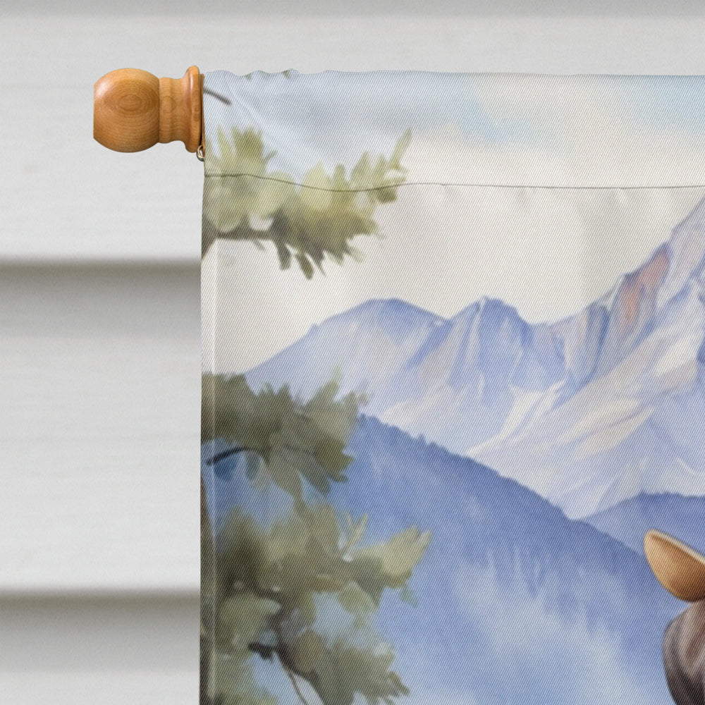 Boxer Cowboy Welcome House Flag