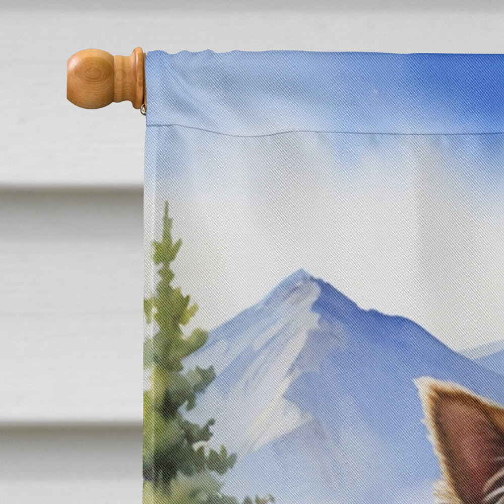 Cairn Terrier Cowboy Welcome House Flag