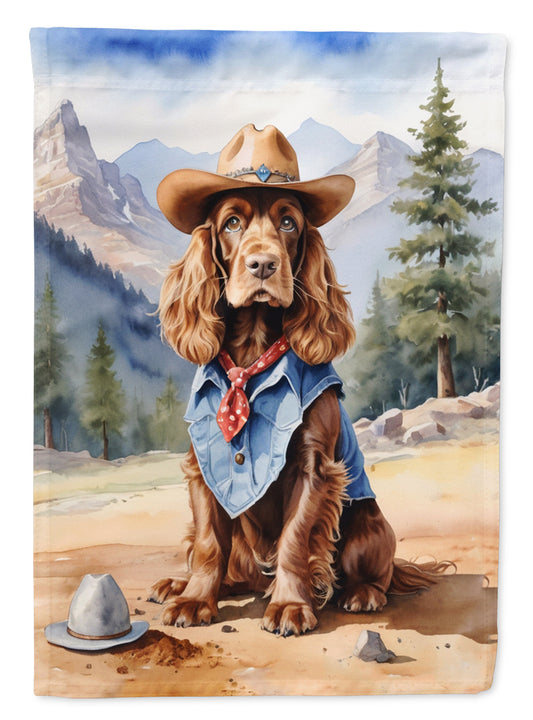 Buy this English Cocker Spaniel Cowboy Welcome Garden Flag