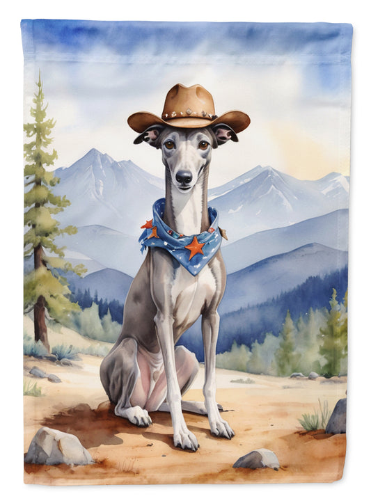 Buy this Greyhound Cowboy Welcome House Flag