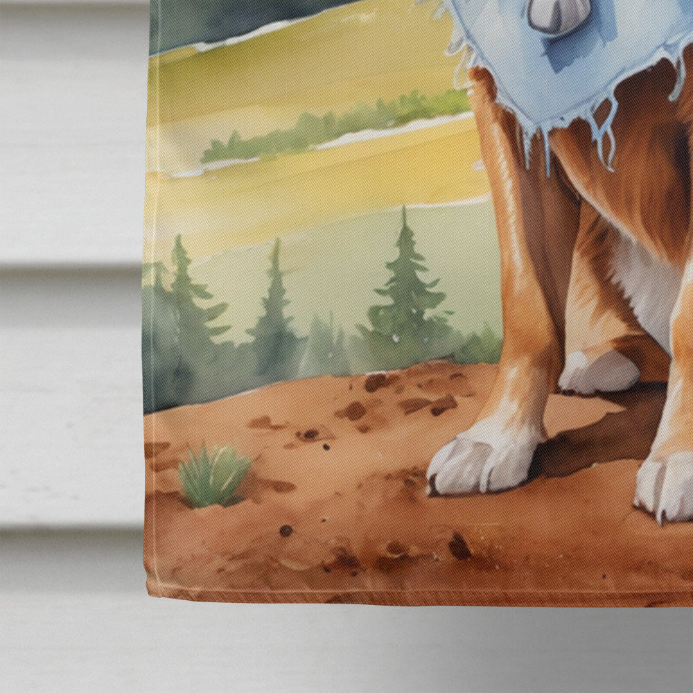 Nova Scotia Duck Tolling Retriever Cowboy Welcome House Flag