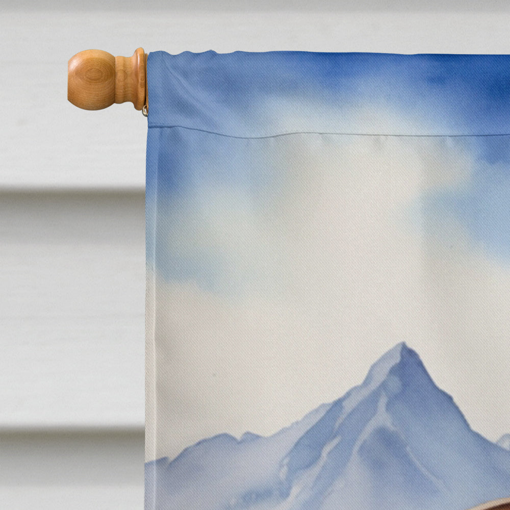 Pekingese Cowboy Welcome House Flag