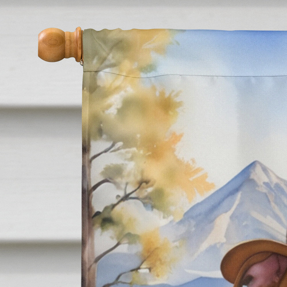 Pit Bull Terrier Cowboy Welcome House Flag