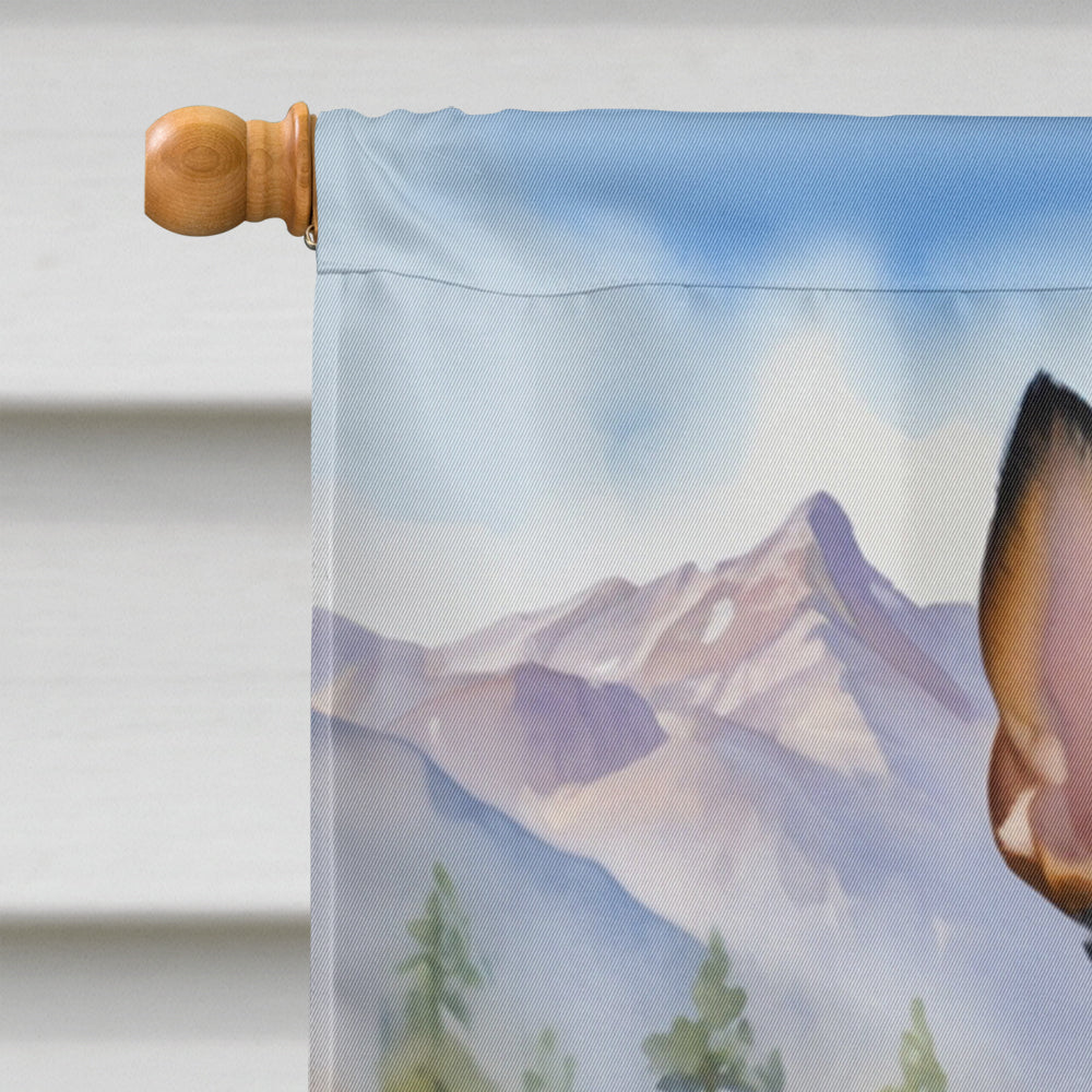 Rat Terrier Cowboy Welcome House Flag