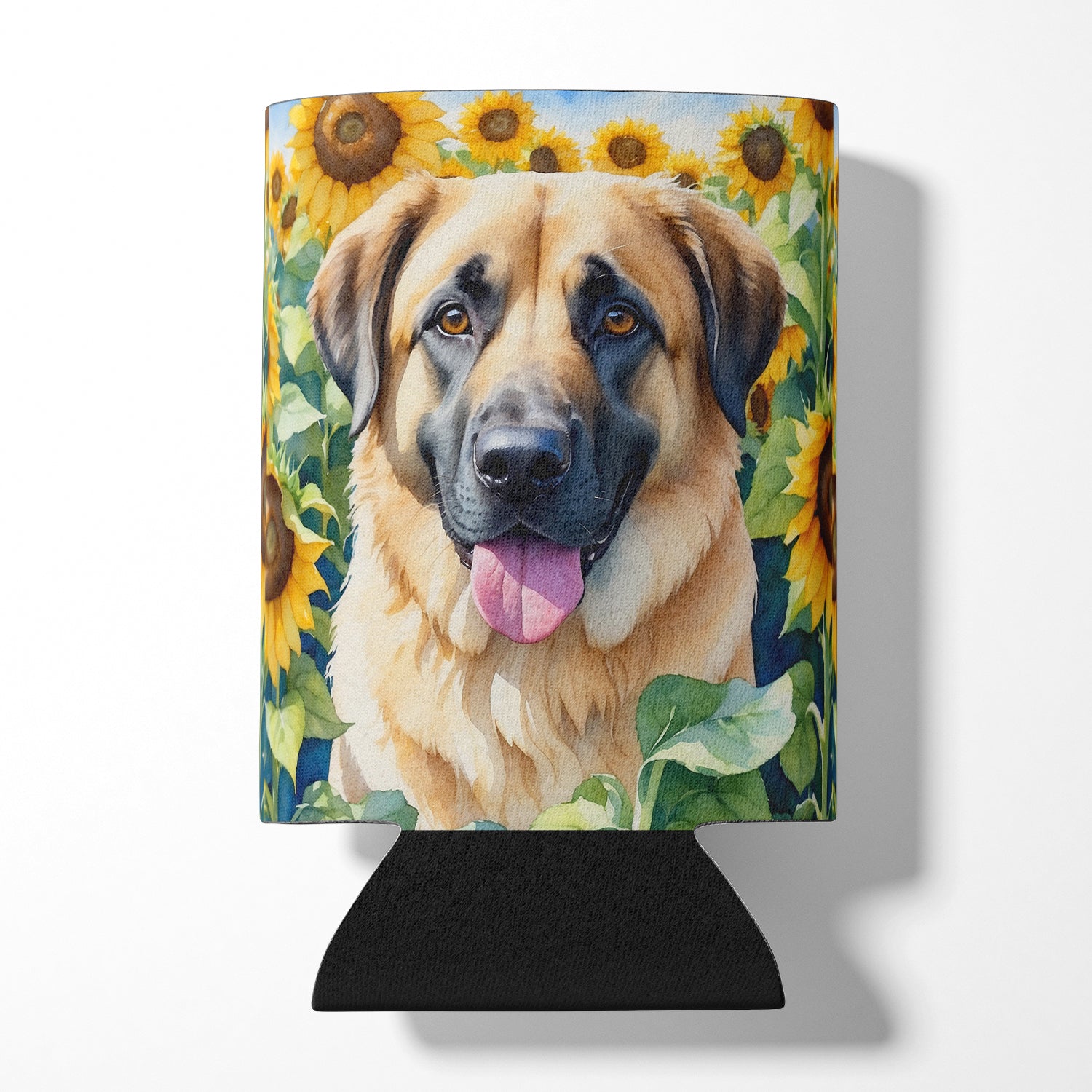 Buy this Anatolian Shepherd in Sunflowers Can or Bottle Hugger