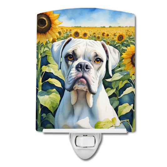 Buy this Boxer in Sunflowers Ceramic Night Light