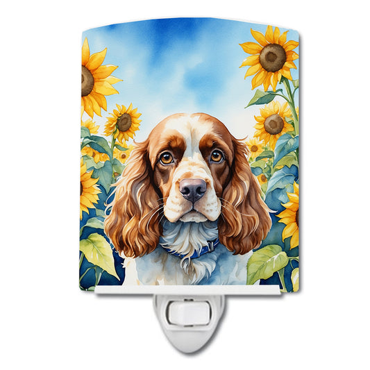 Buy this Cocker Spaniel in Sunflowers Ceramic Night Light