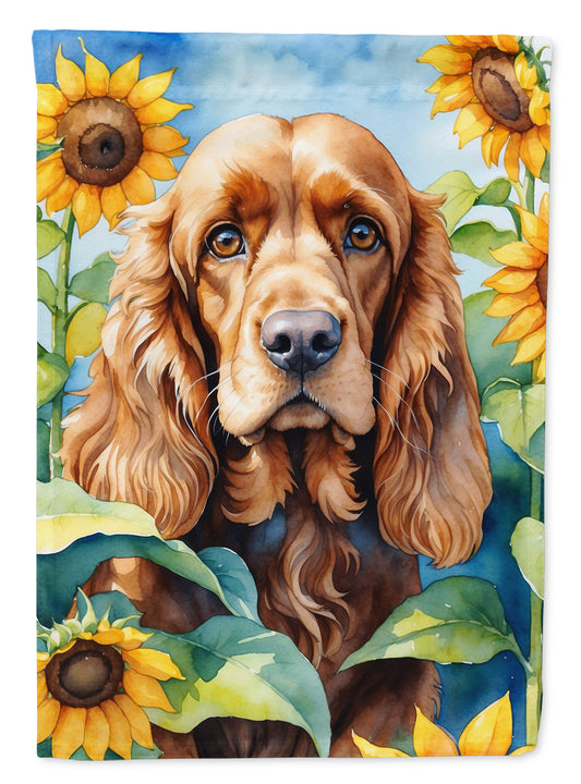 Buy this Cocker Spaniel in Sunflowers Garden Flag