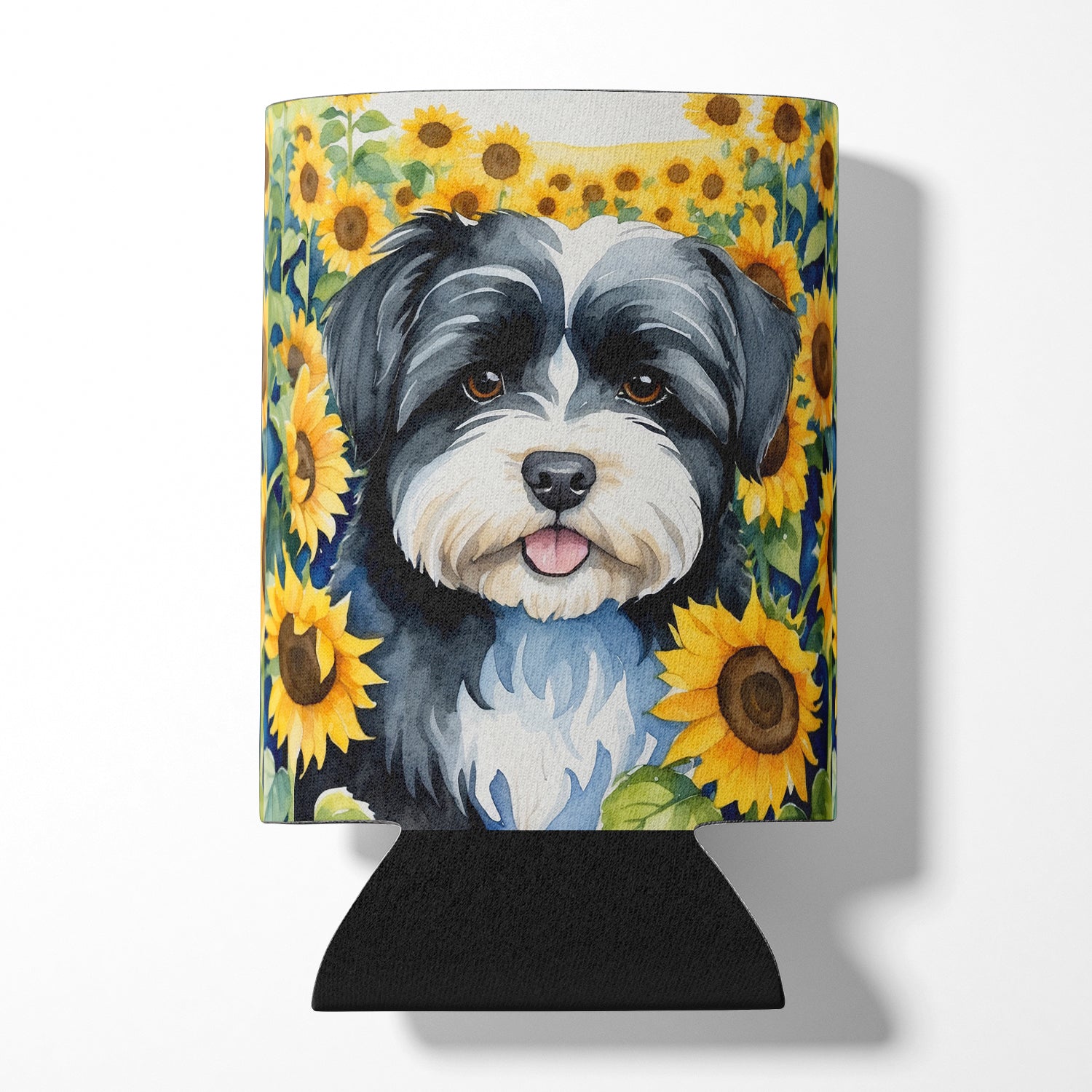 Buy this Havanese in Sunflowers Can or Bottle Hugger