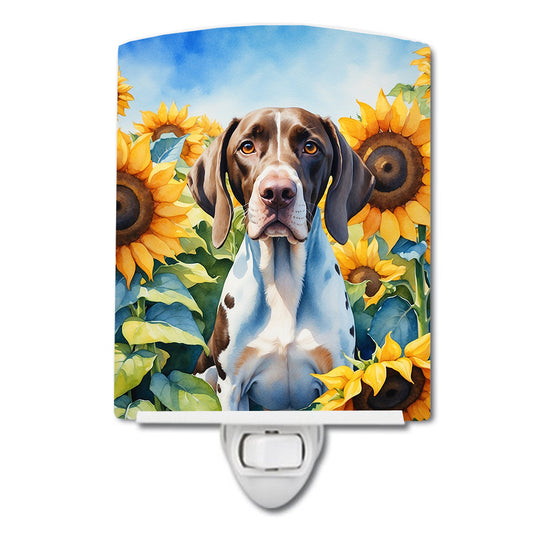 Buy this Pointer in Sunflowers Ceramic Night Light