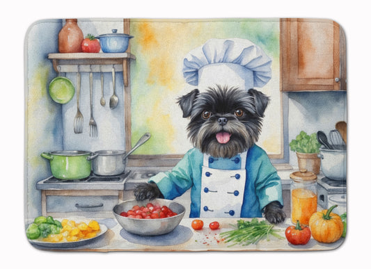 Buy this Affenpinscher The Chef Memory Foam Kitchen Mat