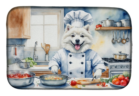 Buy this American Eskimo The Chef Dish Drying Mat