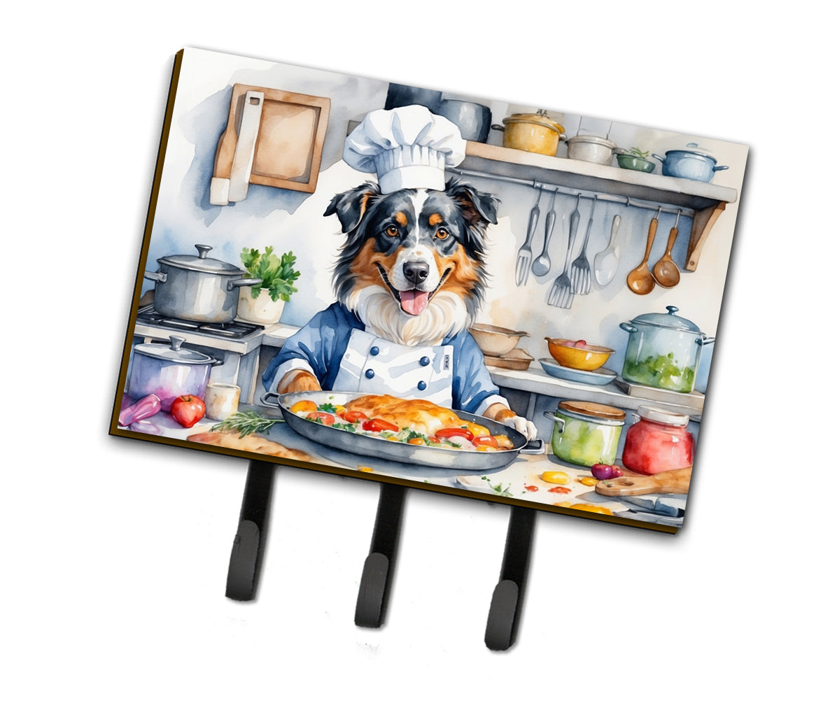 Buy this Australian Shepherd The Chef Leash or Key Holder