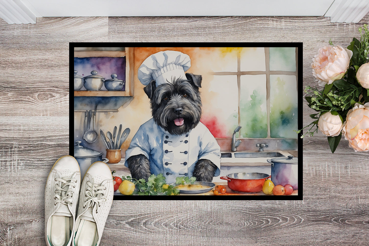 Bouvier des Flandres The Chef Doormat