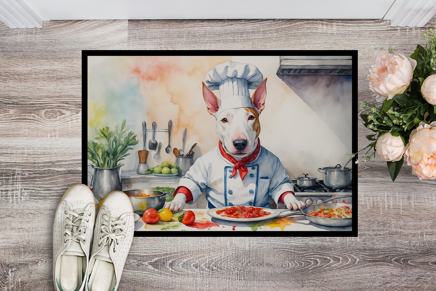Bull Terrier The Chef Doormat
