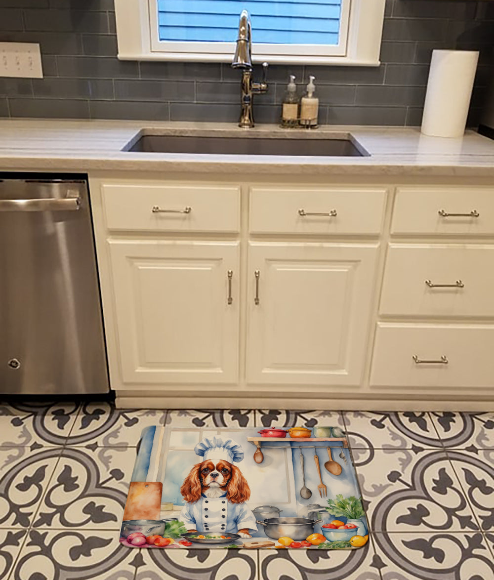 Cavalier Spaniel The Chef Memory Foam Kitchen Mat