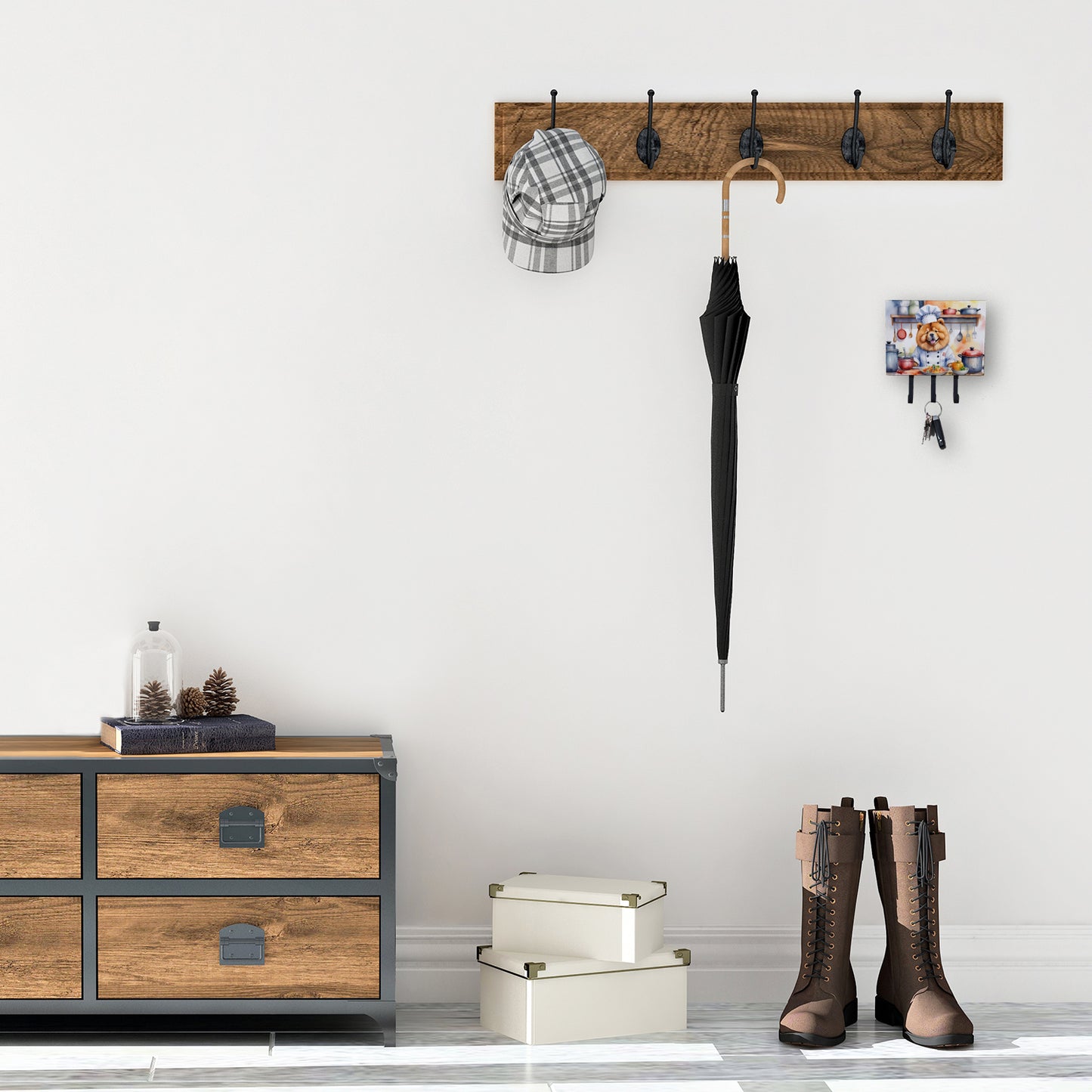 Chow Chow The Chef Leash or Key Holder