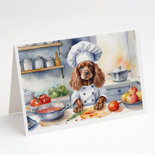 Buy this Cocker Spaniel The Chef Greeting Cards Pack of 8