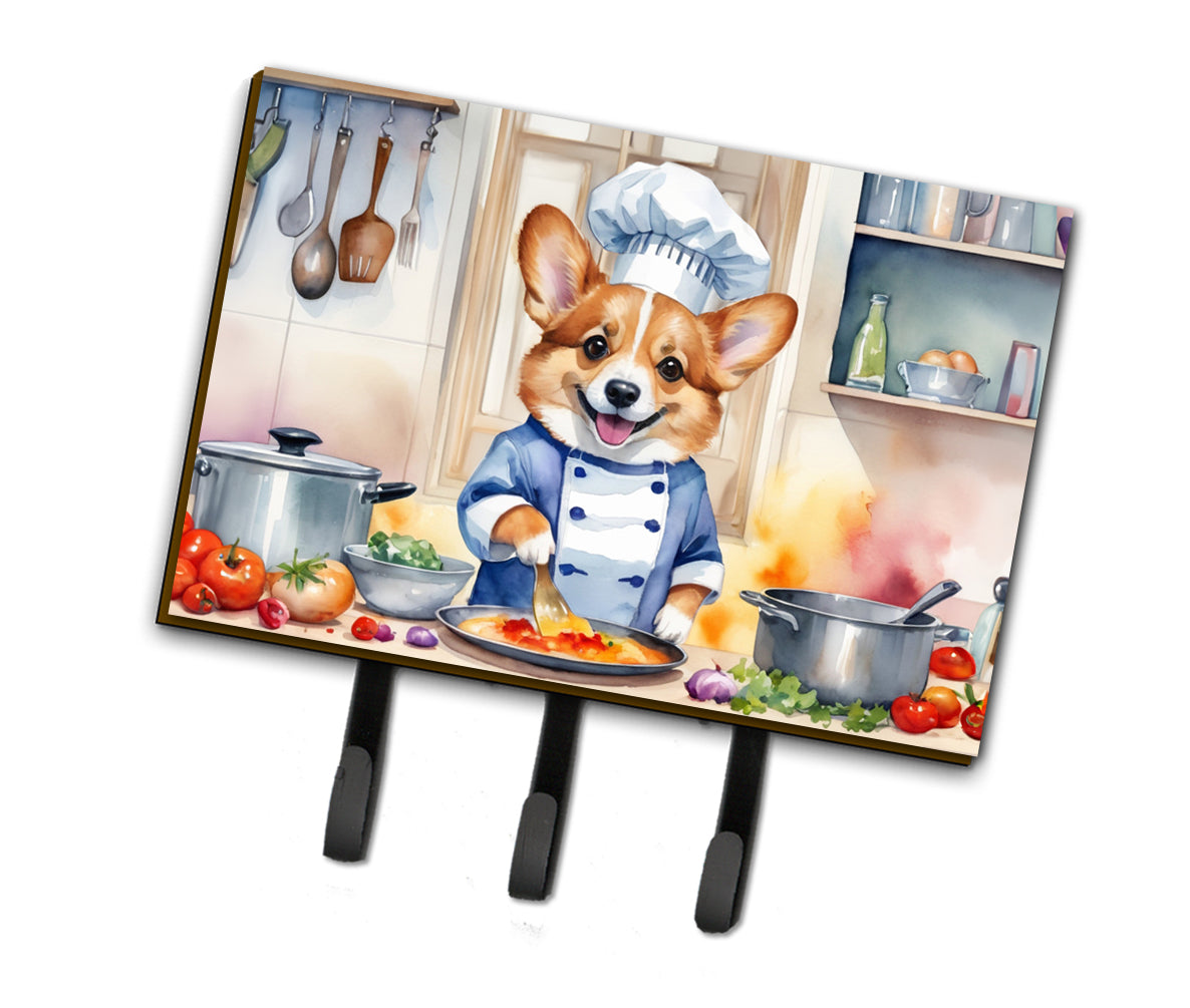 Buy this Corgi The Chef Leash or Key Holder