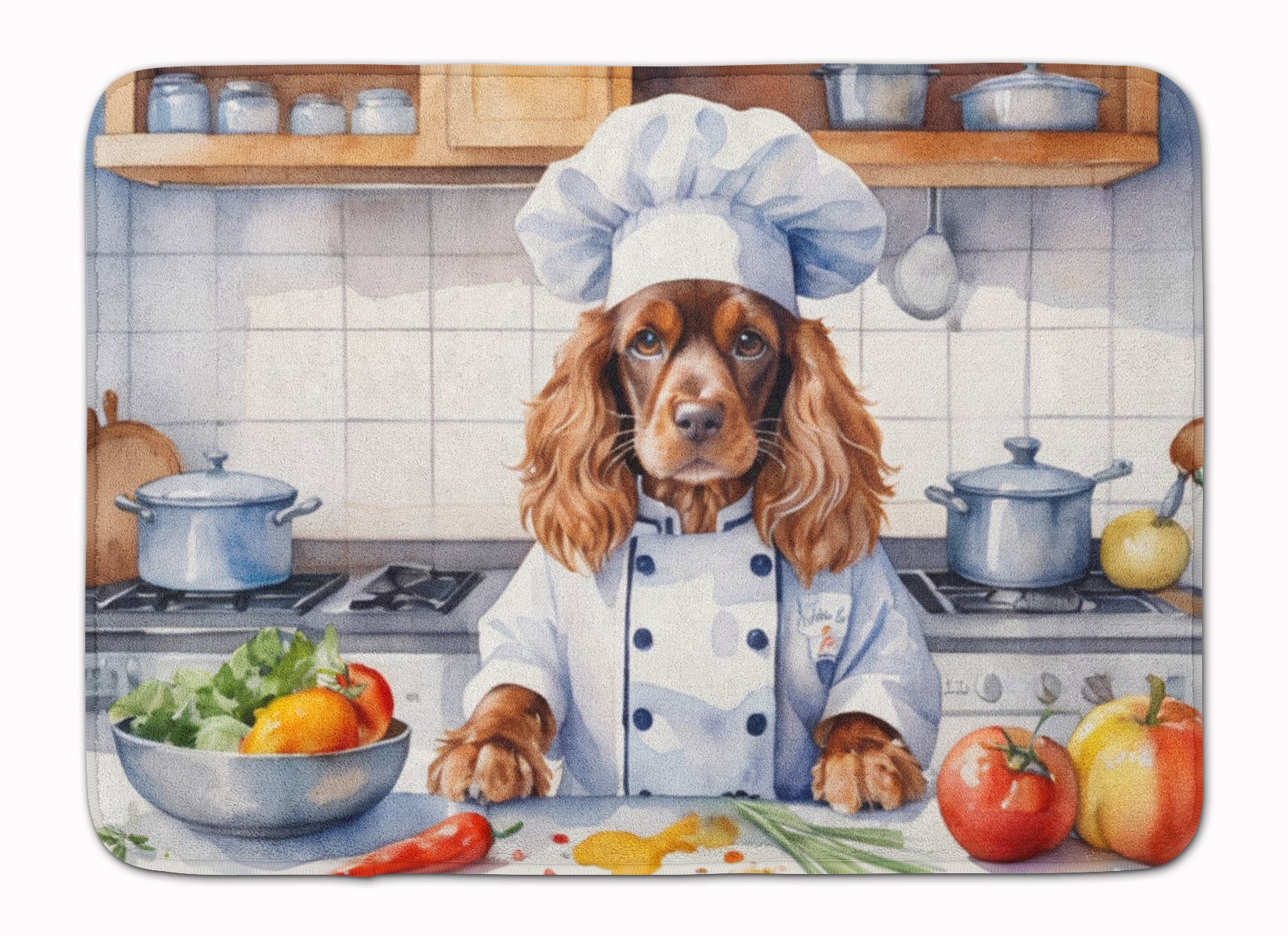 Buy this English Cocker Spaniel The Chef Memory Foam Kitchen Mat