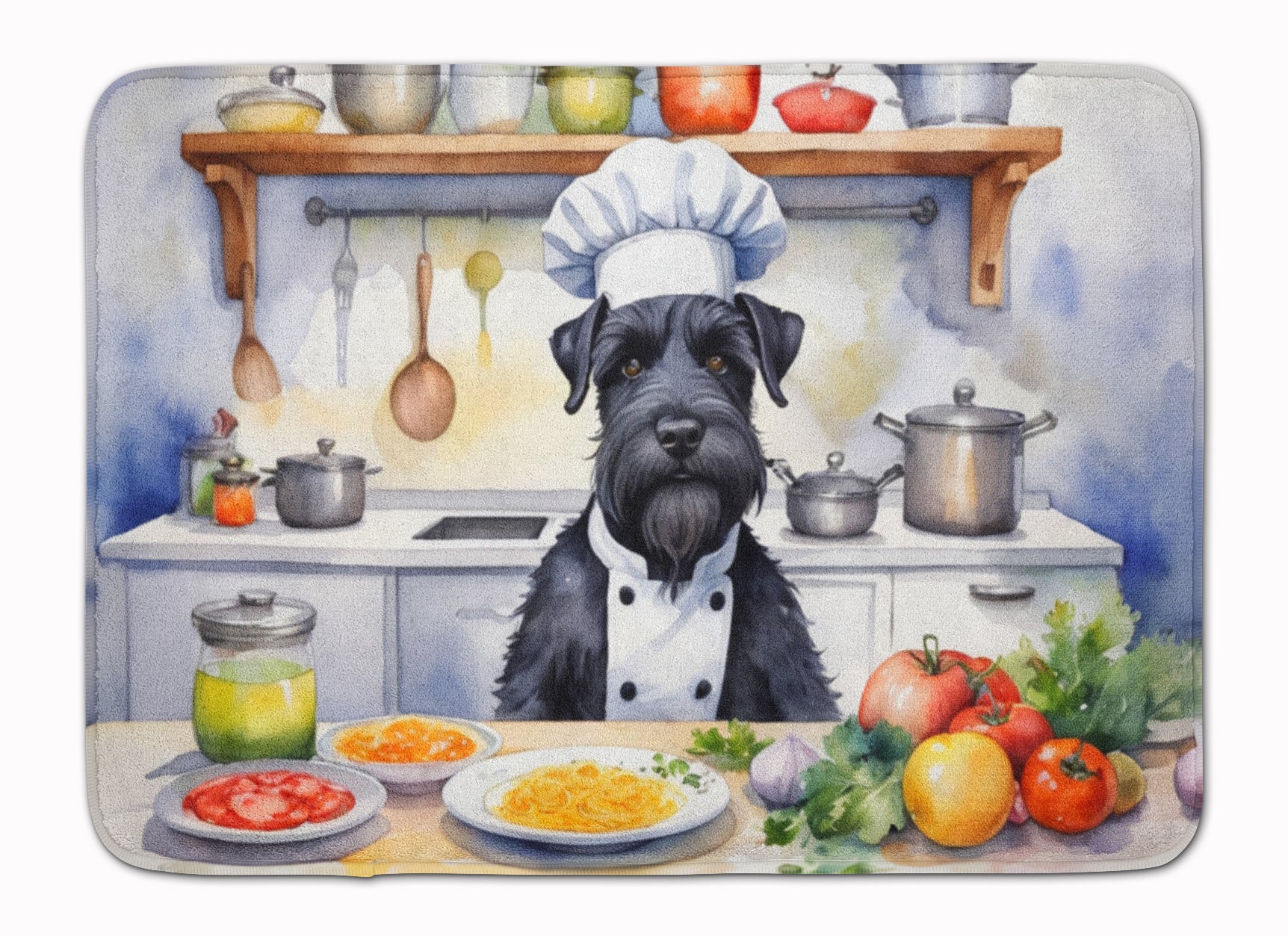 Buy this Giant Schnauzer The Chef Memory Foam Kitchen Mat