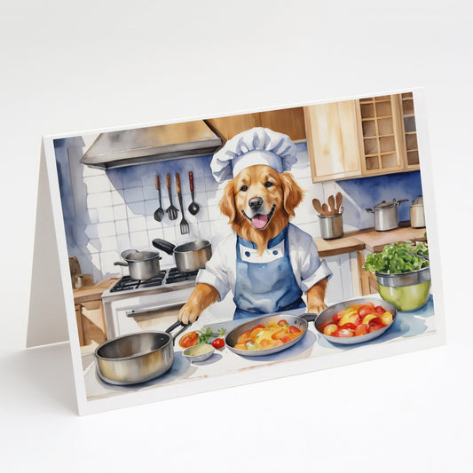 Buy this Golden Retriever The Chef Greeting Cards Pack of 8