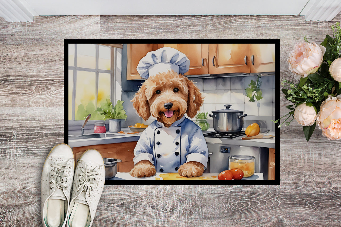 Goldendoodle The Chef Doormat