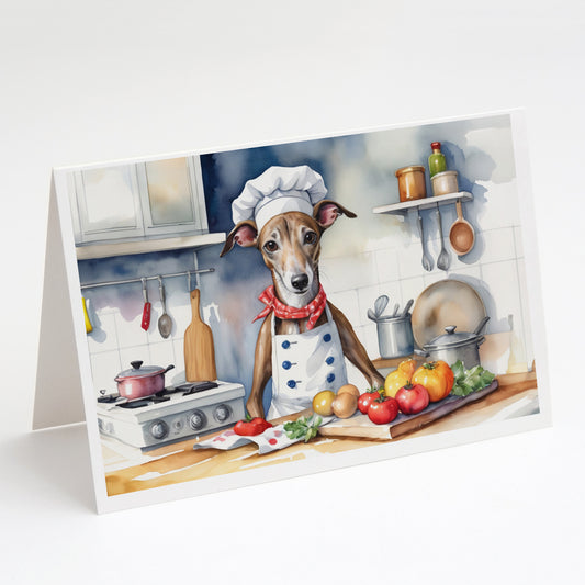 Buy this Greyhound The Chef Greeting Cards Pack of 8