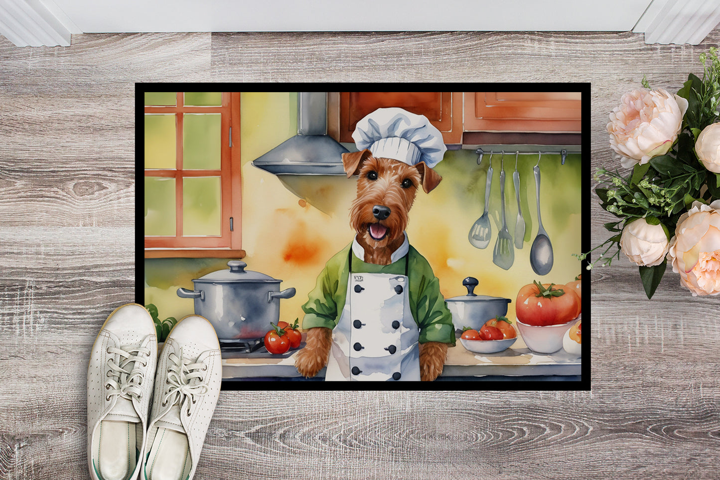 Irish Terrier The Chef Doormat