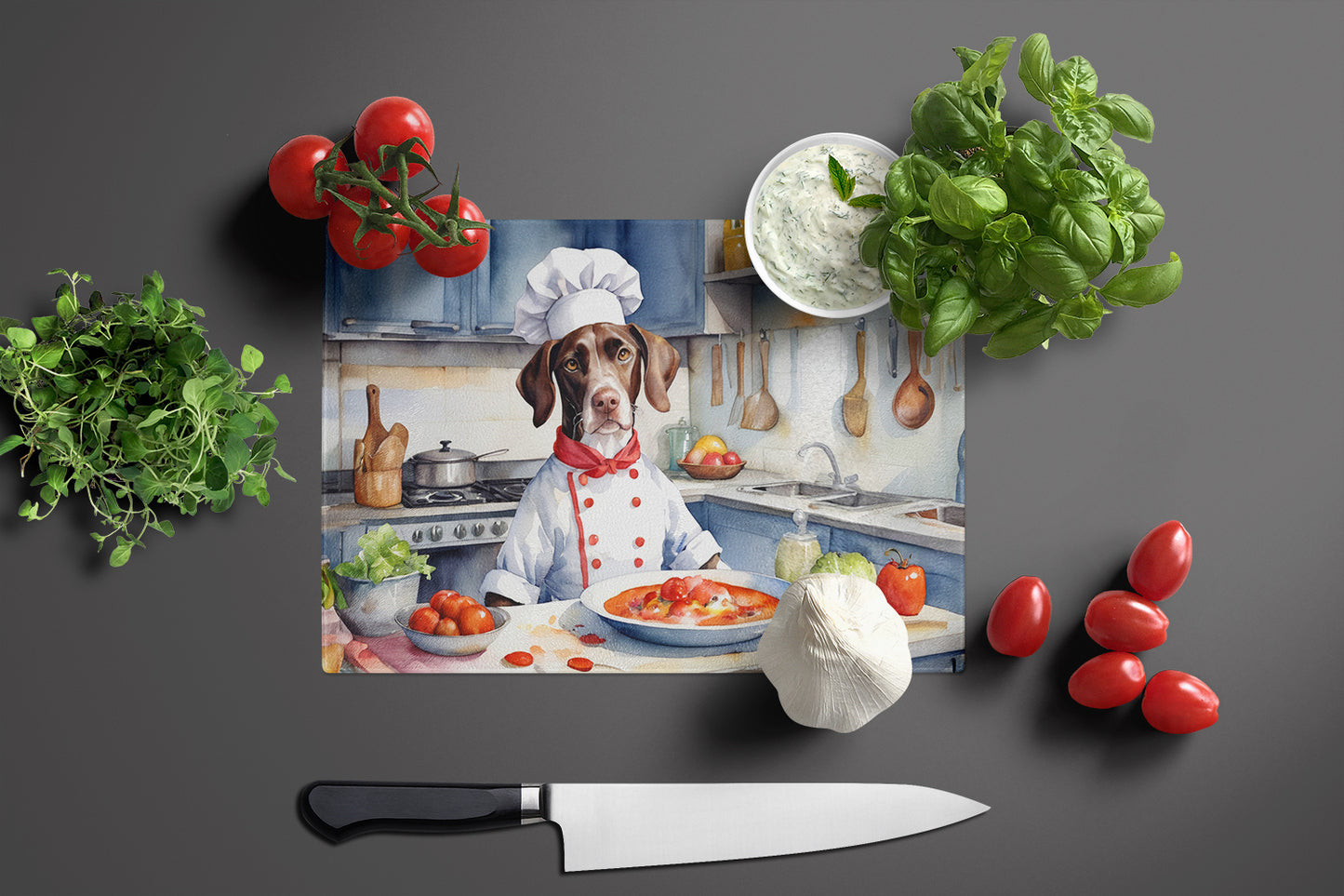 Pointer The Chef Glass Cutting Board